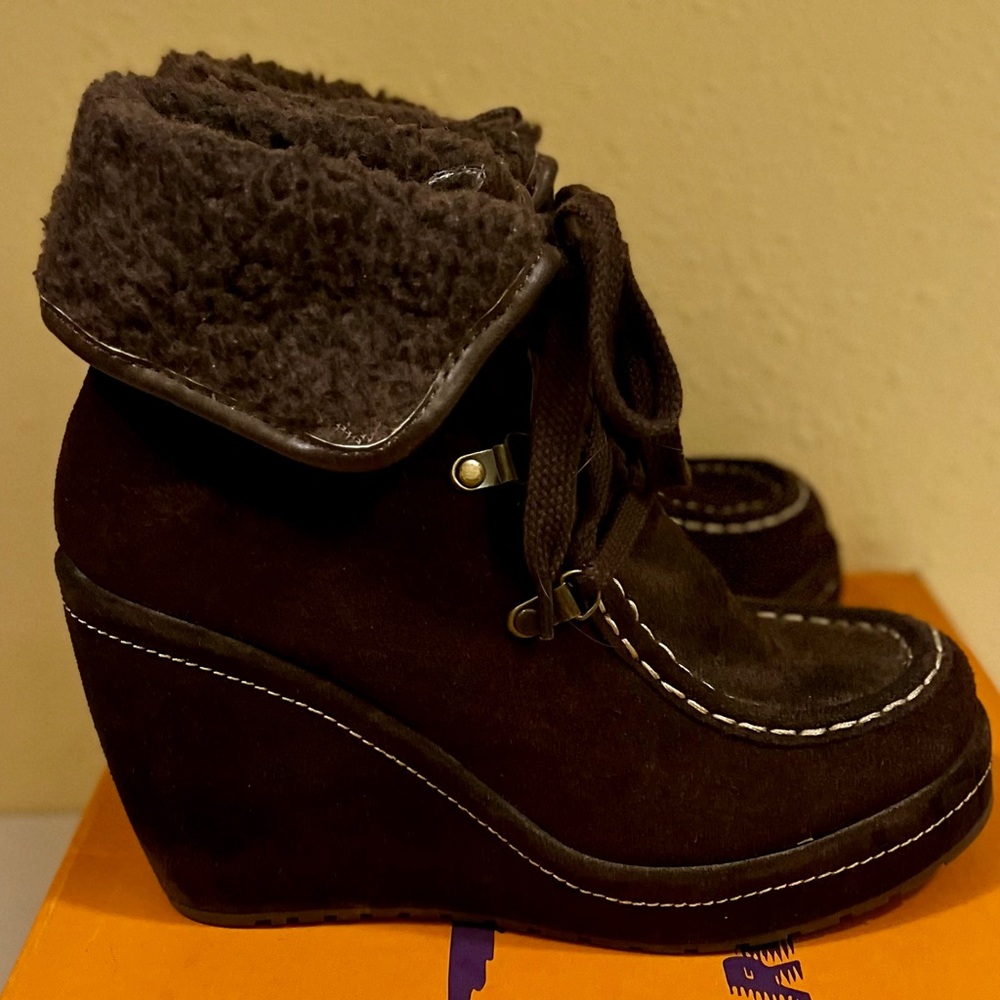 Rocket Dog Chunky heeled booties size 7.5 - Picture 3 of 7